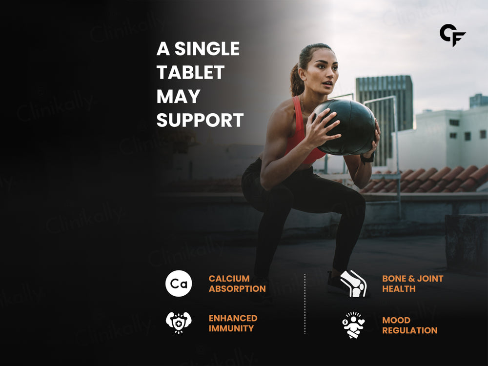 Carbamide Forte Vitamin D3 + Vitamin K2 MK7 Tablet