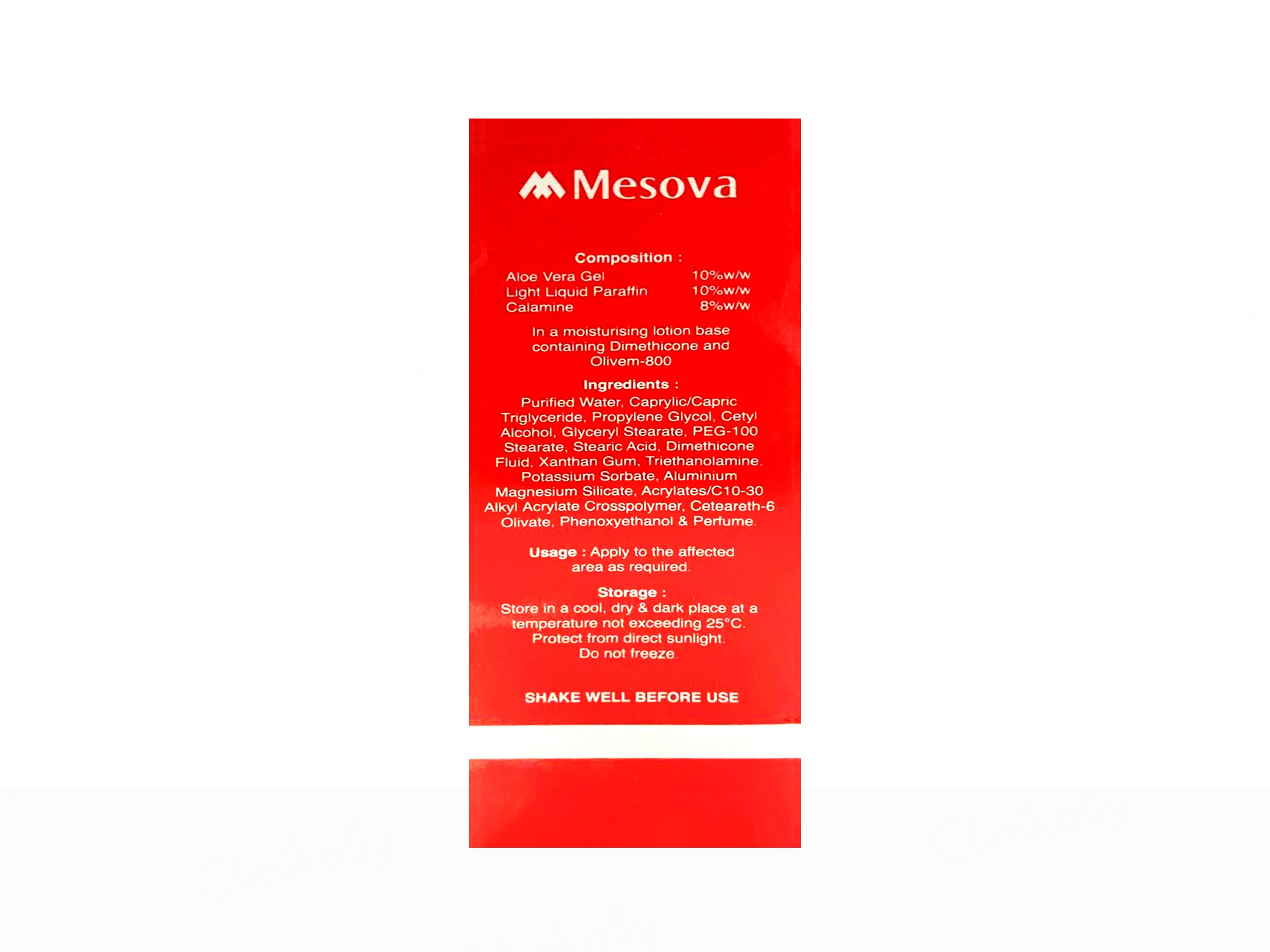 Mesodew Calo Lotion