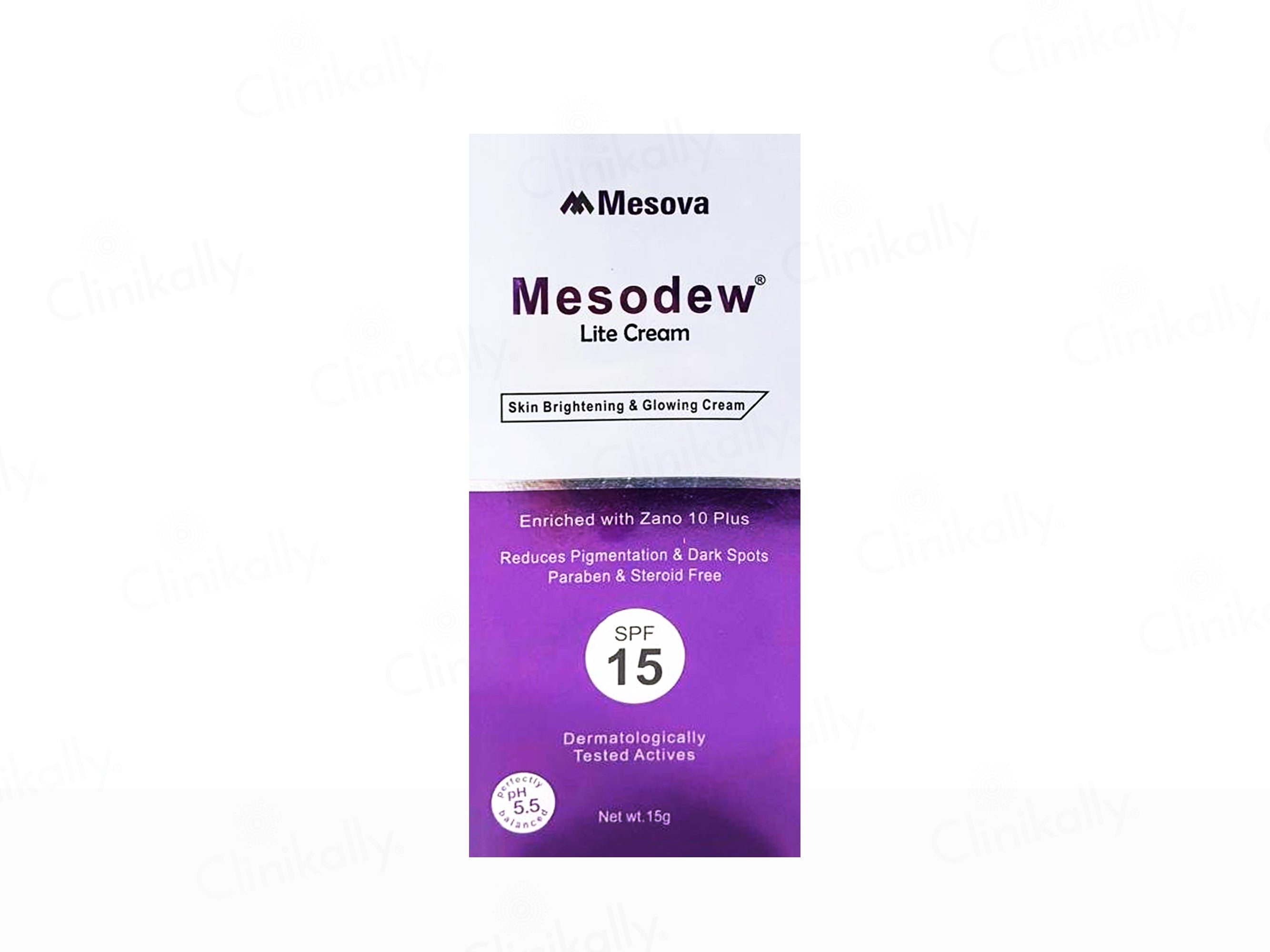 Mesodew Lite Skin Brightening & Glowing Cream SPF 15