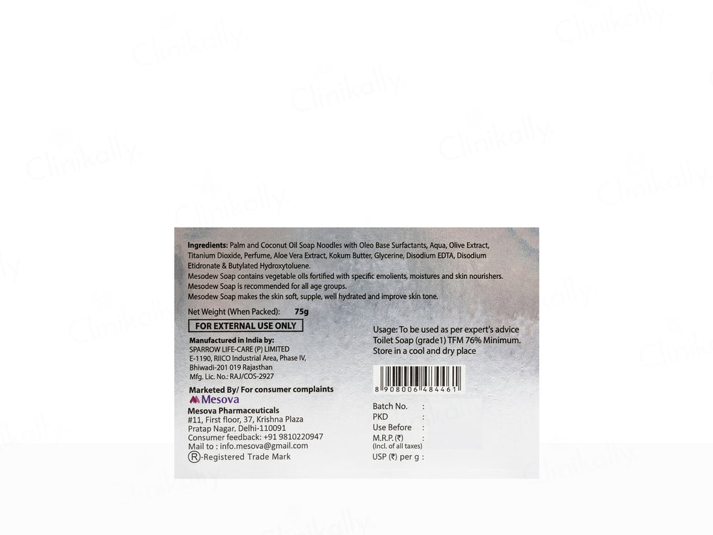 Mesodew Moisturising Soap