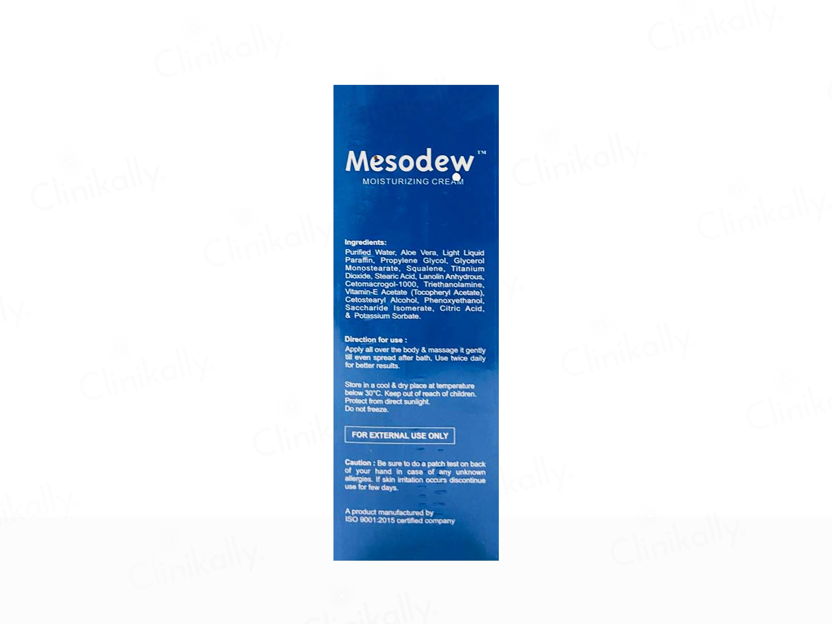 Mesodew Moisturizing Cream For Hypersensitive Skin