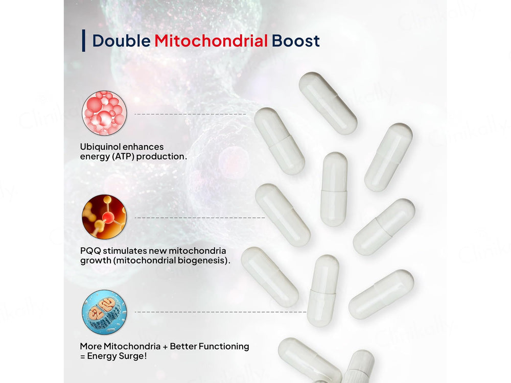 Miduty Active CoQ10 Nutraceutical Veg Capsule