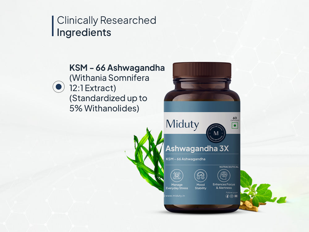 Miduty Ashwagandha 3X Capsule