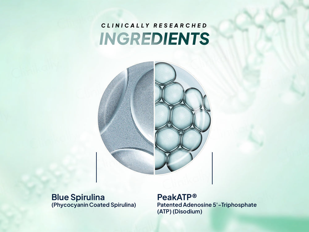 Miduty Blue Spirulina + PeakATP® With Phycocyanin Coating Tablet