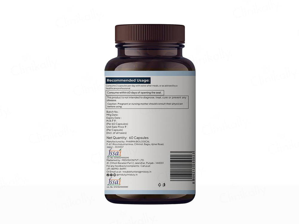 Miduty Bone Matrix Nutraceutical Capsule