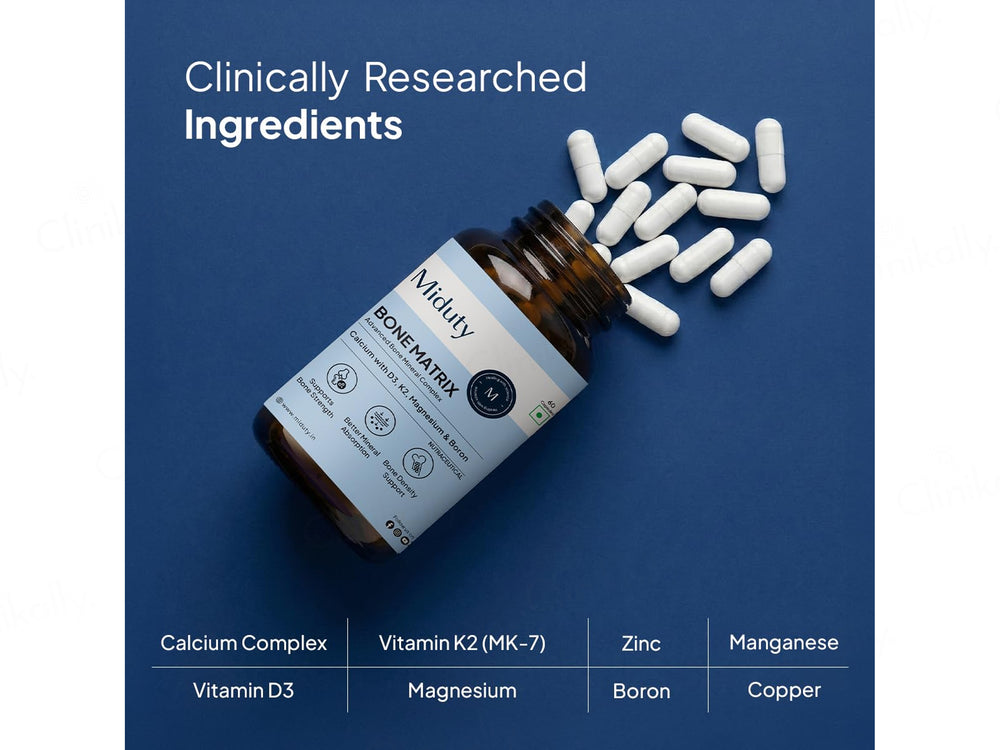 Miduty Bone Matrix Nutraceutical Capsule