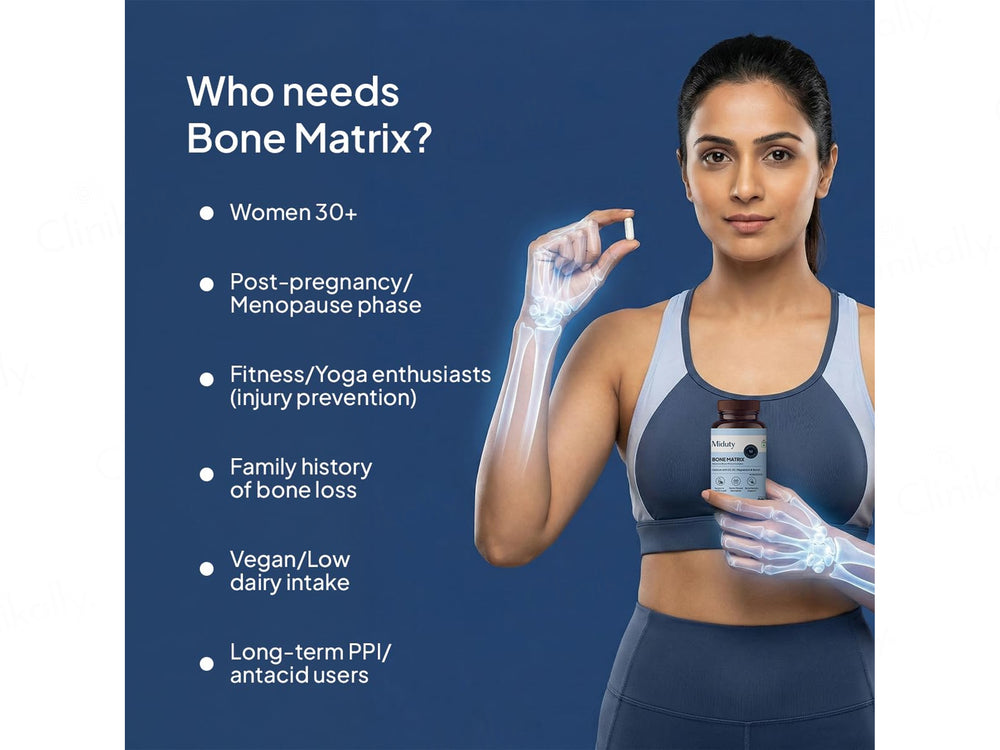 Miduty Bone Matrix Nutraceutical Capsule