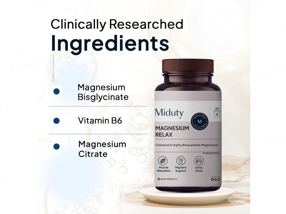 Miduty Chelated Magnesium Relax Capsule