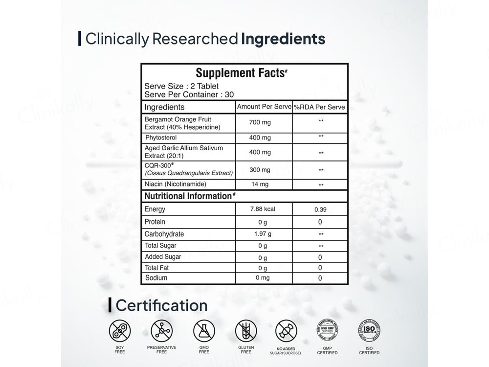 Miduty Cholest-Off Nutraceutical Veg Tablet