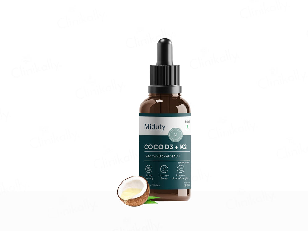Miduty Coco D3 + K2 In MCT Oil Nutraceutical Drop