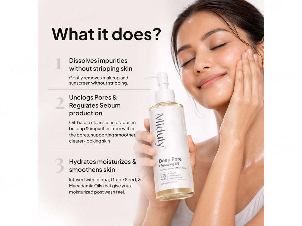 Miduty Deep Pore Cleansing Oil