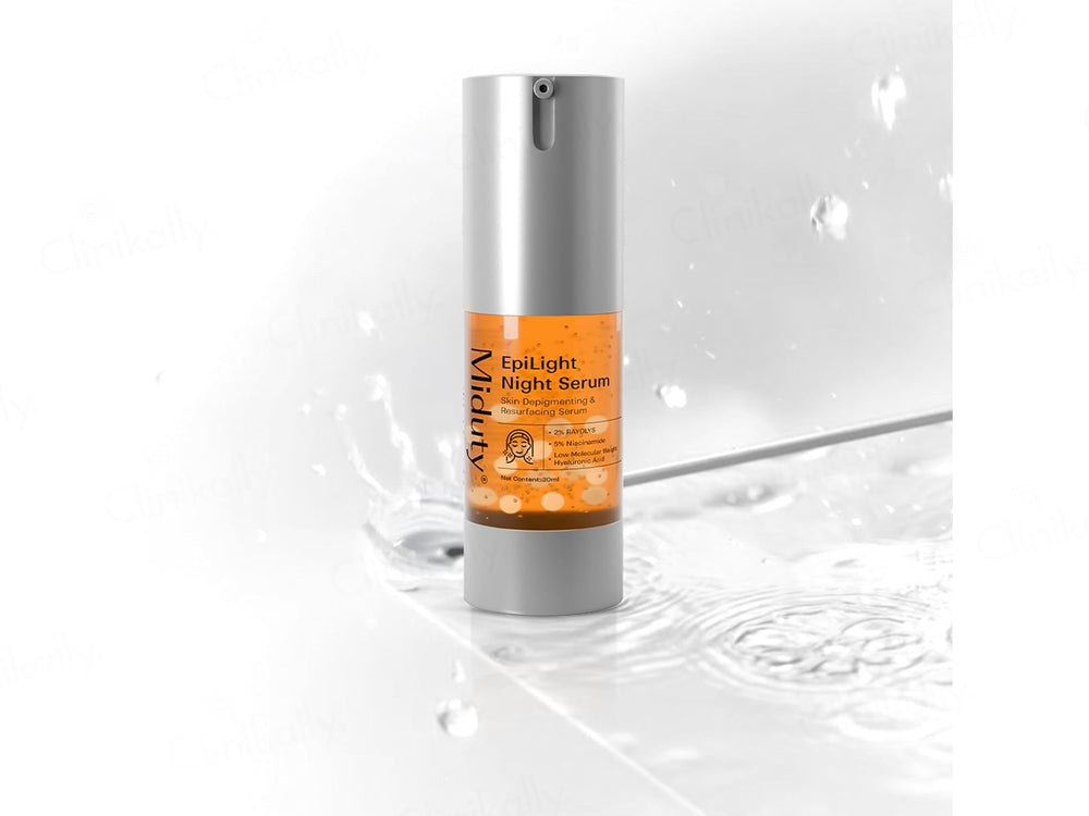 Miduty Epilight Night Depigmenting & Skin Lightening Face Serum