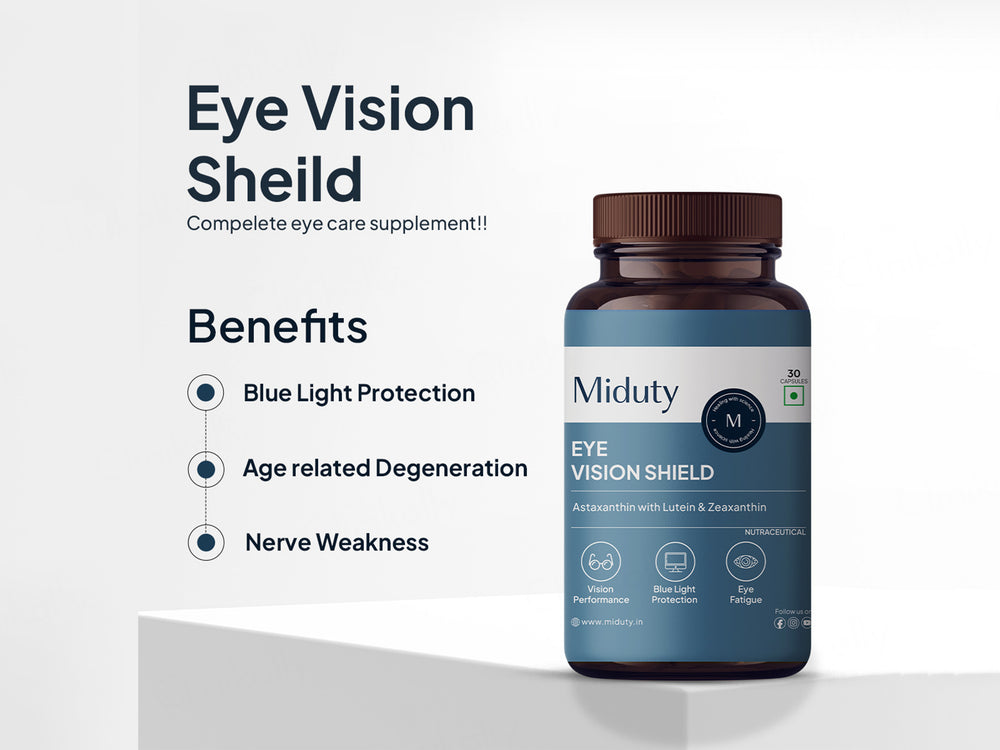 Miduty Eye Vision Shield Astaxanthin with Lutein & Zeaxanthin Capsule
