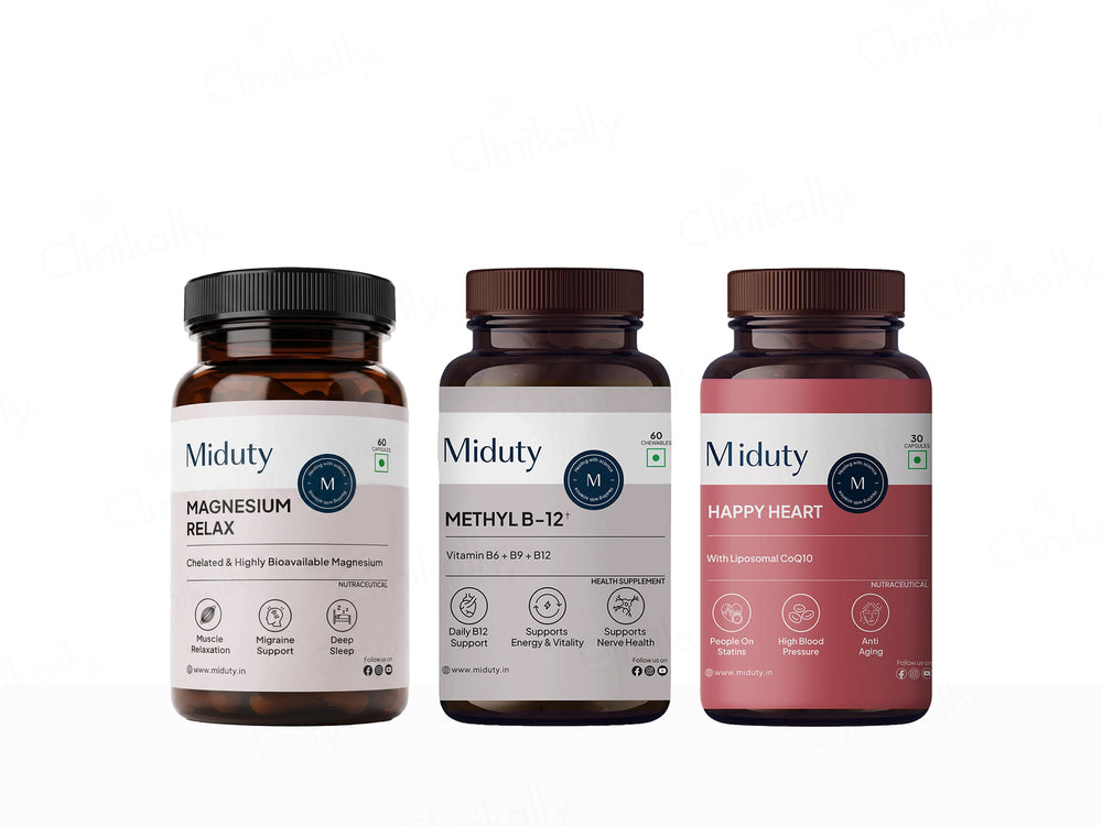 Miduty Hypertension/High BP Supplement Bundle