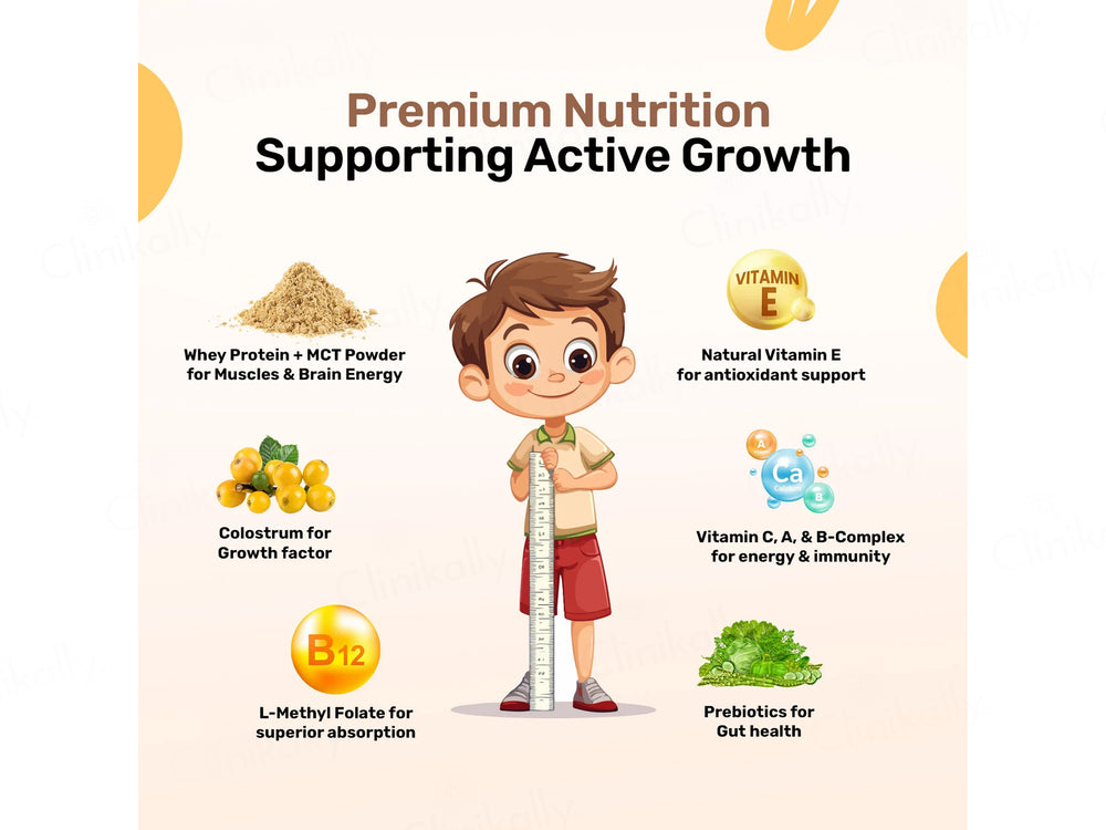 Miduty Kids Progrow+ Protein Powder - Chocolate Flavour