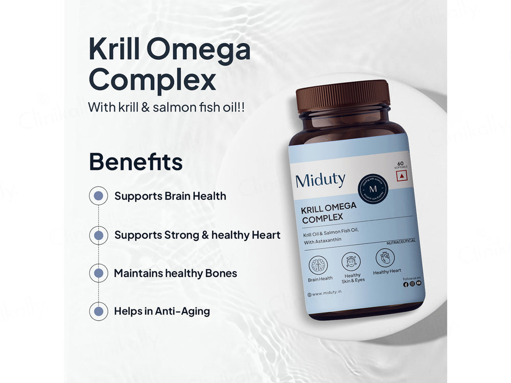 Miduty Krill Omega Complex Softgel Capsule