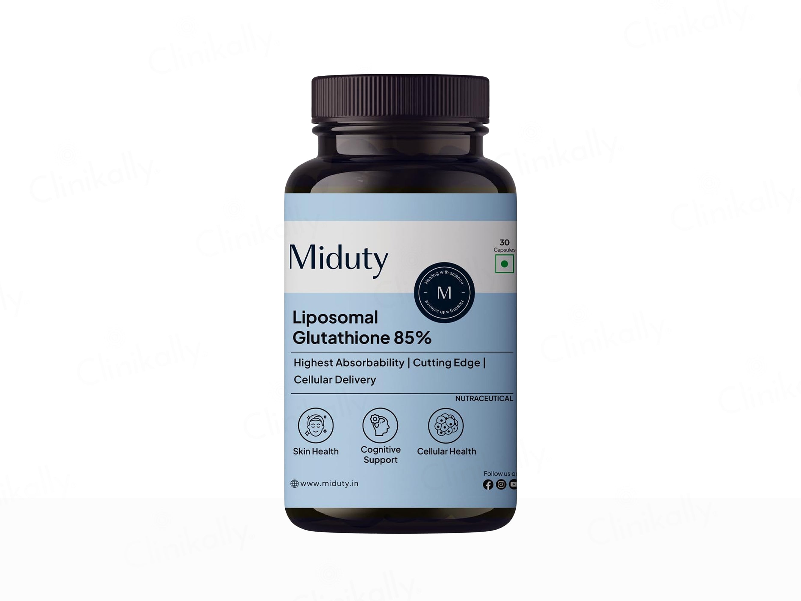 Miduty Liposomal Glutathione 85% Capsule