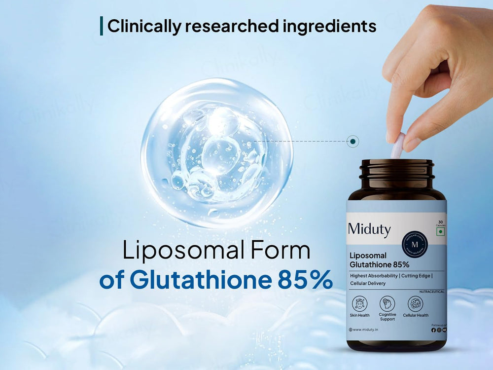 Miduty Liposomal Glutathione 85% Capsule