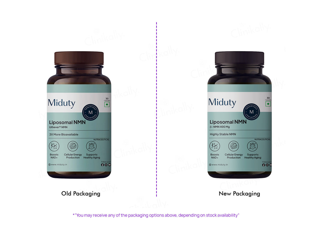 Miduty Liposomal Beta NMN 400mg Capsule
