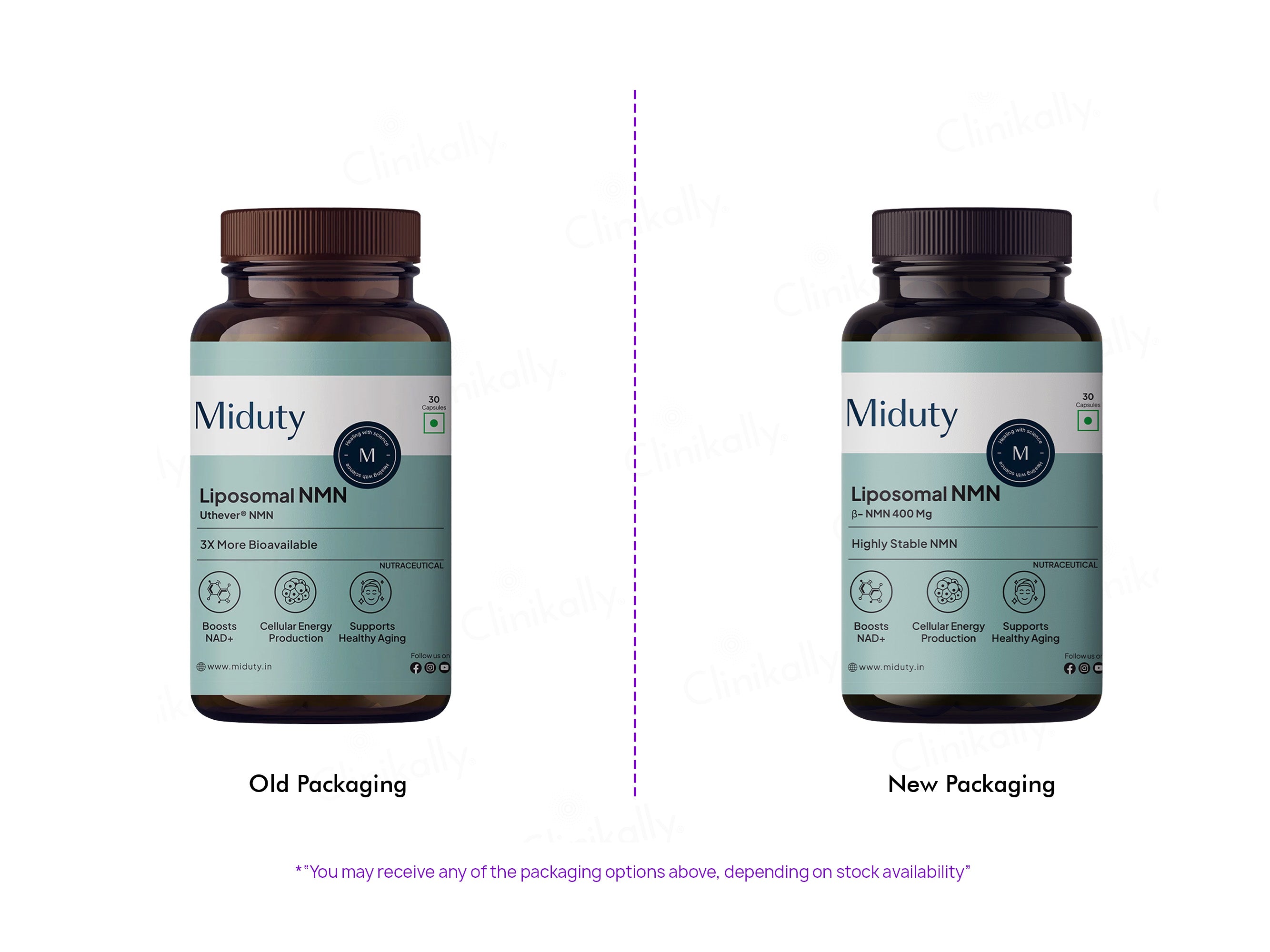 Miduty Liposomal Beta NMN 400mg Capsule