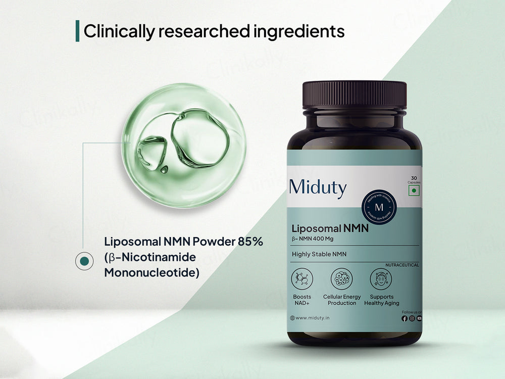 Miduty Liposomal Beta NMN 400mg Capsule