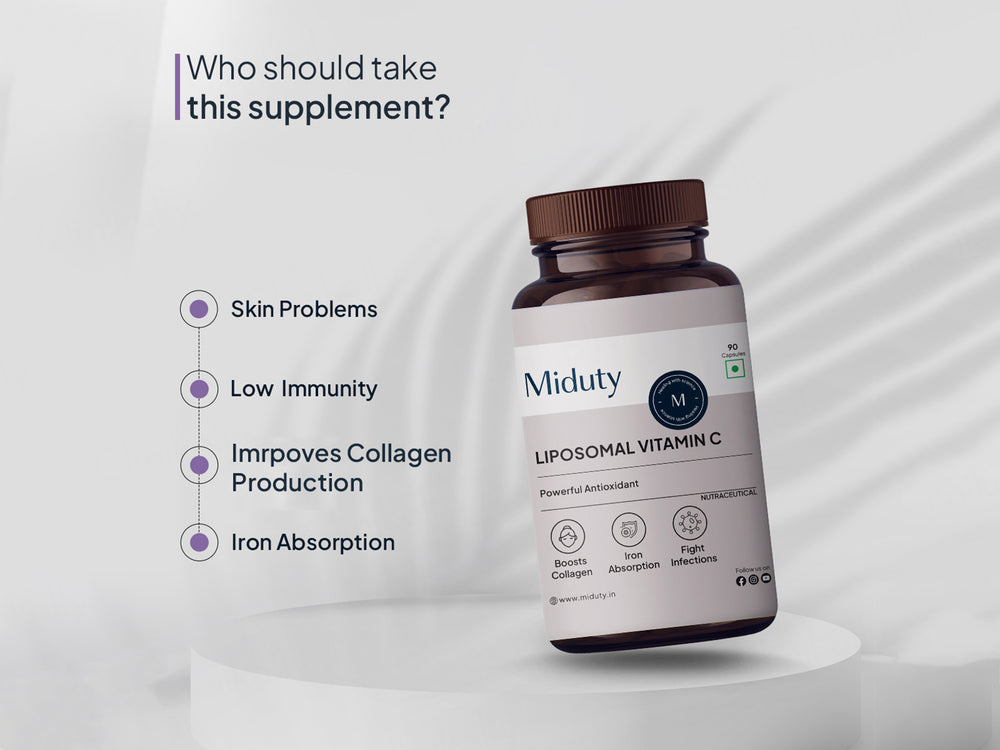 Miduty Liposomal Vitamin C Powerful Antioxidant Capsule