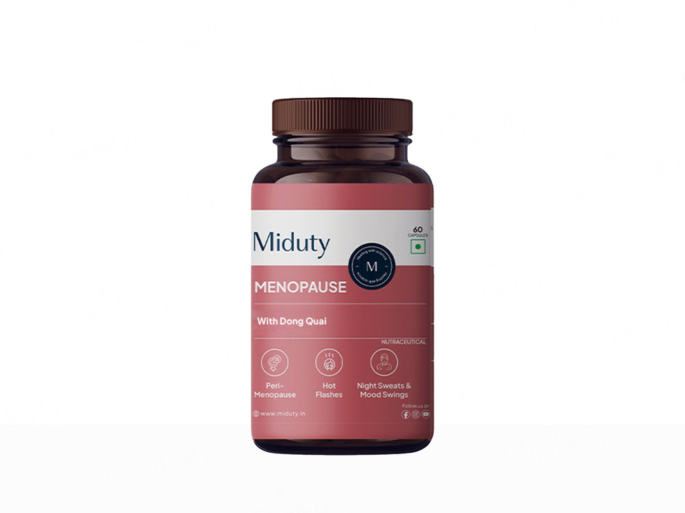 Miduty Menopause Dong Qual, Maca Root & Chasteberry Extract Capsule