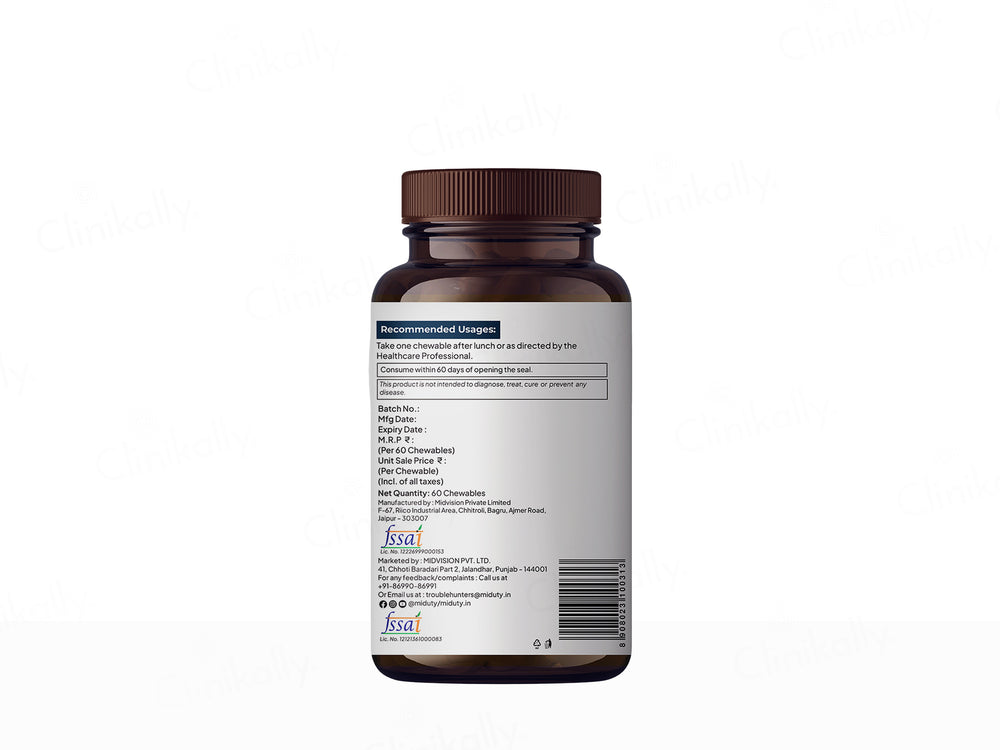 Miduty Methyl B-12 Chewable Tablet