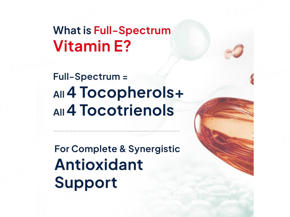 Miduty Mixed Tocopherols & Tocotrienols Veg Softgel