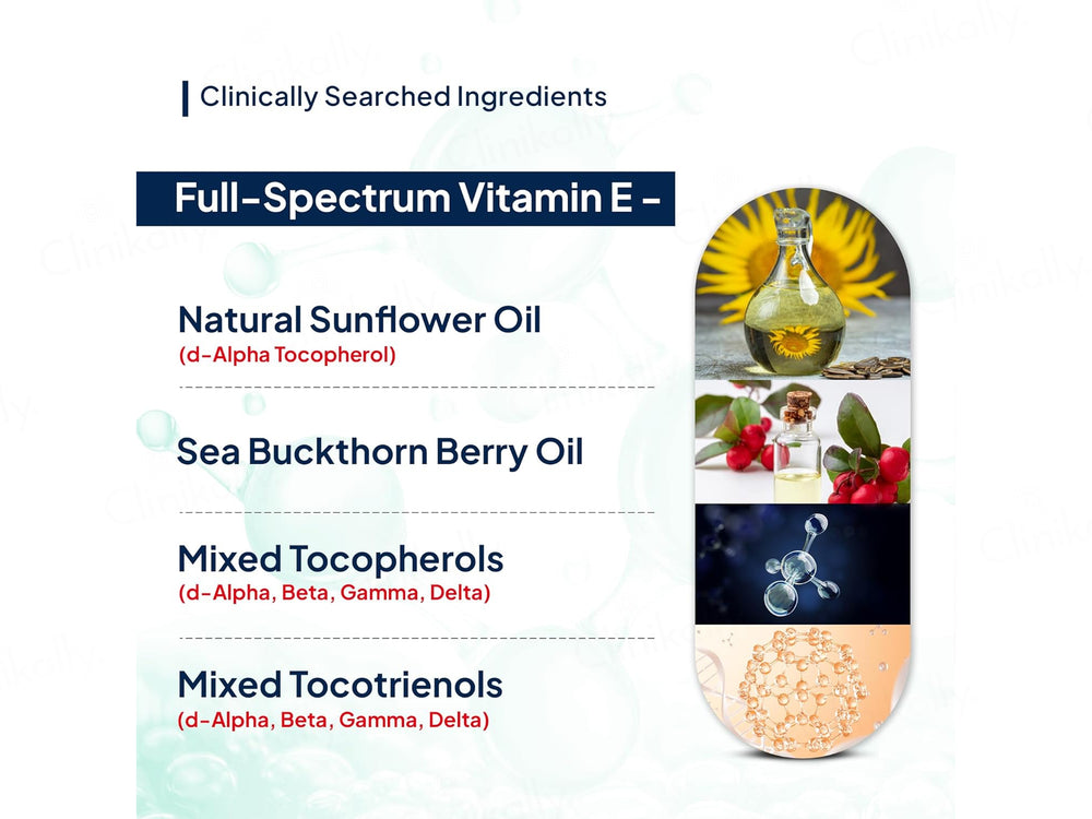 Miduty Mixed Tocopherols & Tocotrienols Veg Softgel
