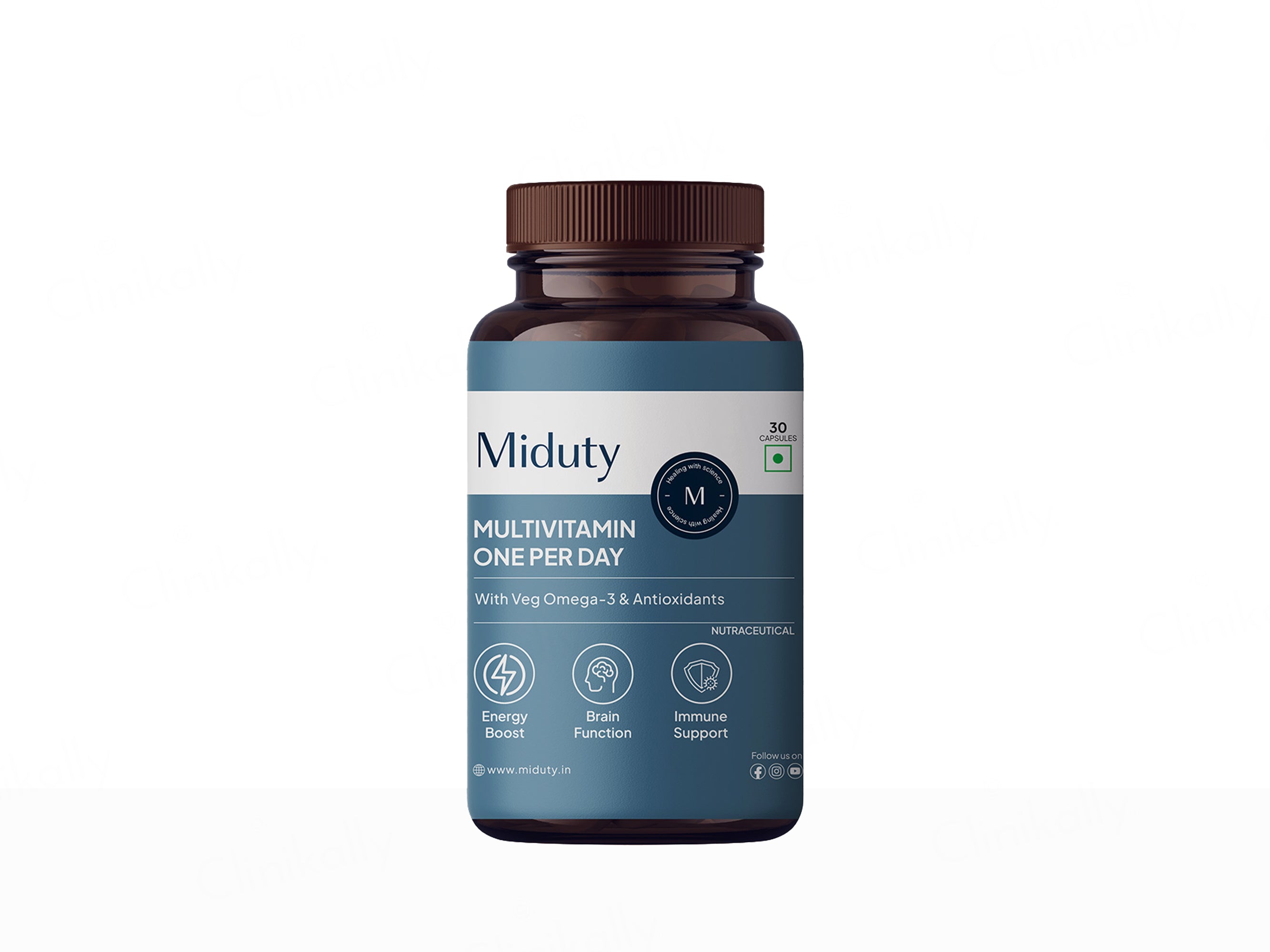 Miduty Multivitamin One Per Day With Veg Omega-3 & Antioxidants Capsule
