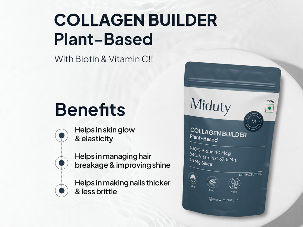 Miduty Plant-Based Collagen Builder Nutraceutical Powder