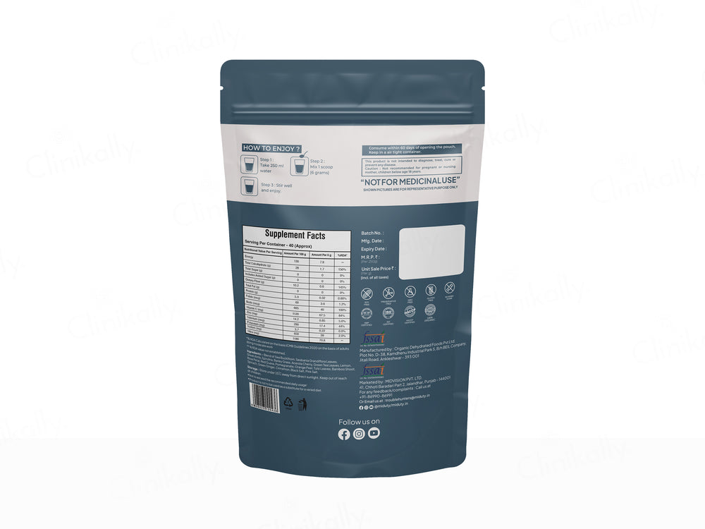 Miduty Plant-Based Collagen Builder Nutraceutical Powder