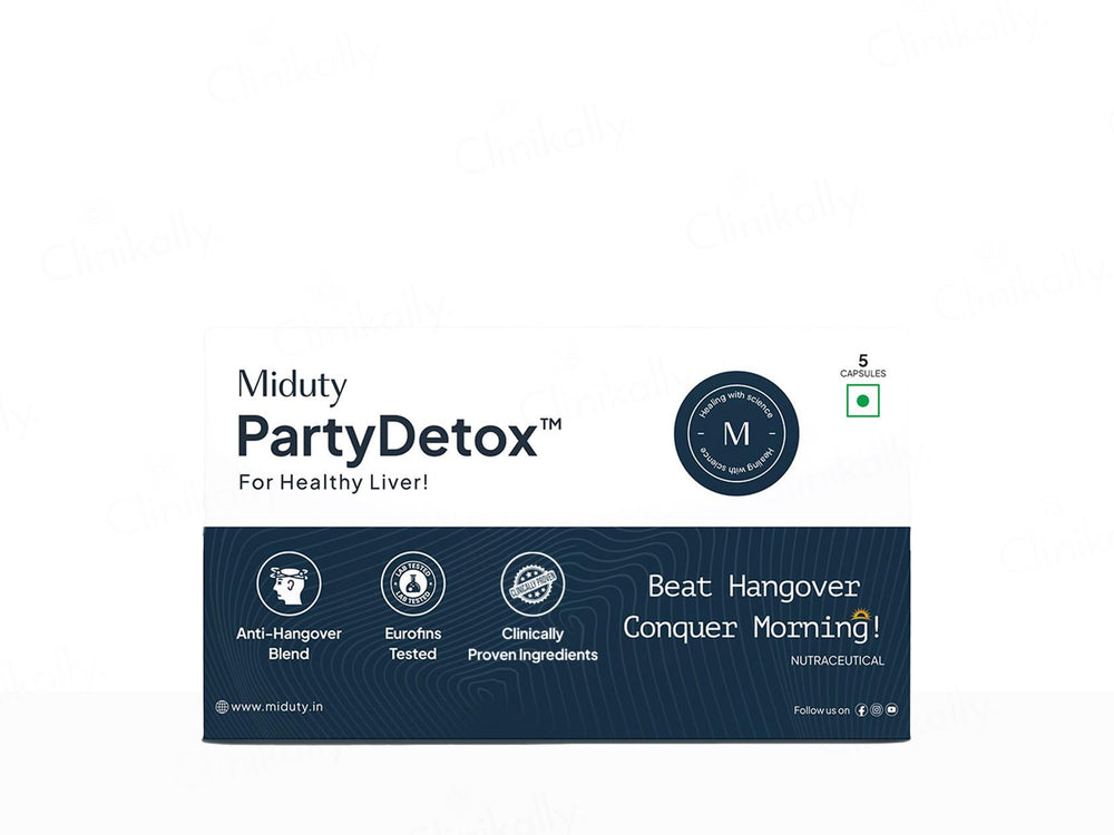 Miduty Party Detox Anti-Hangover Capsule