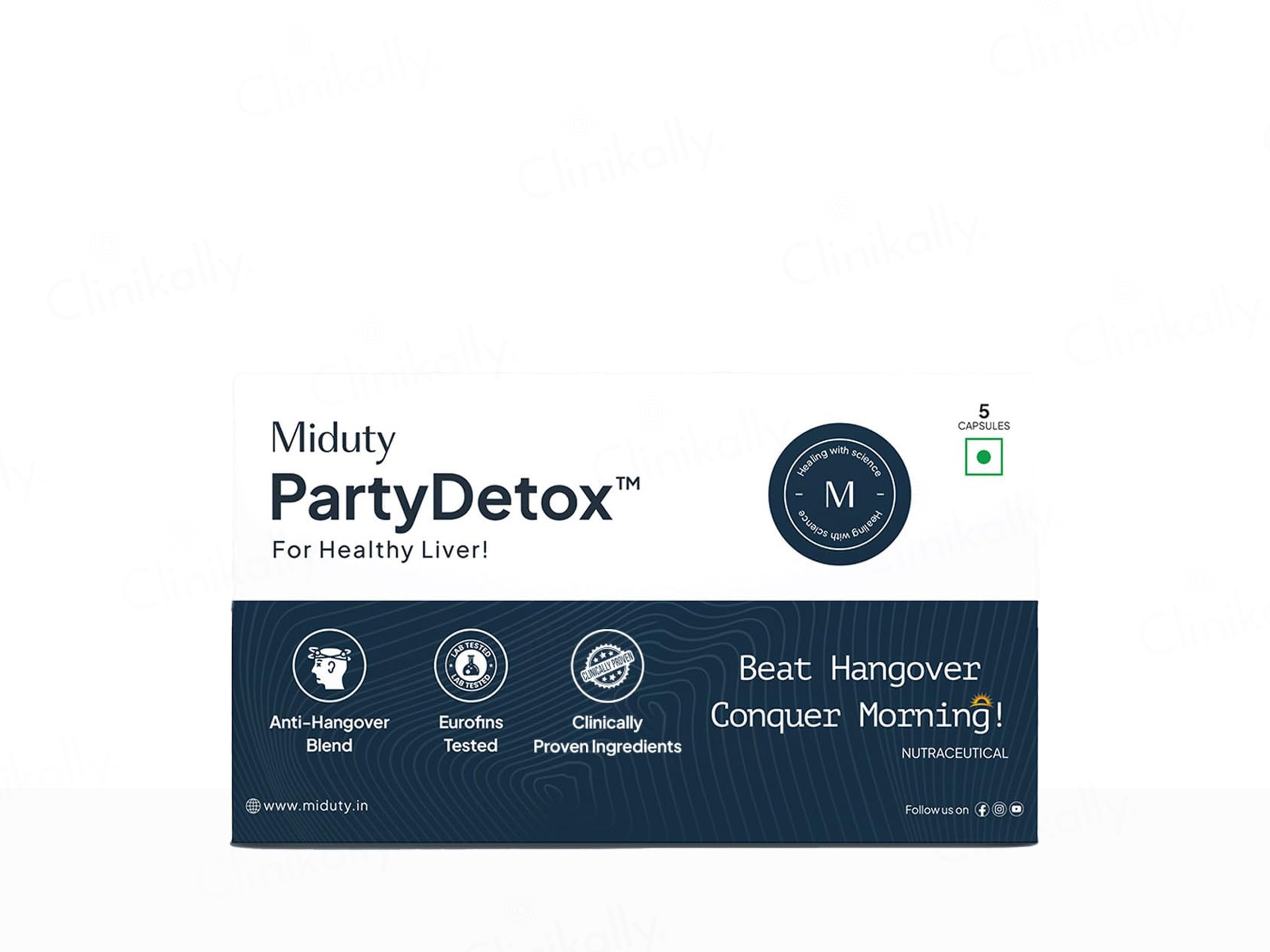 Miduty Party Detox Anti-Hangover Capsule