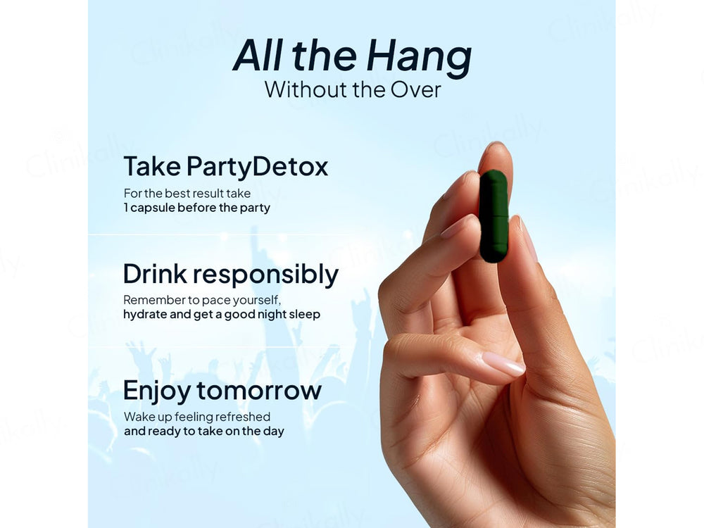 Miduty Party Detox Anti-Hangover Capsule