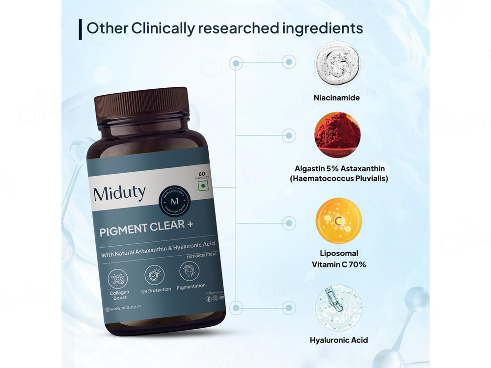 Miduty Pigment Clear+ Nutraceutical Capsule