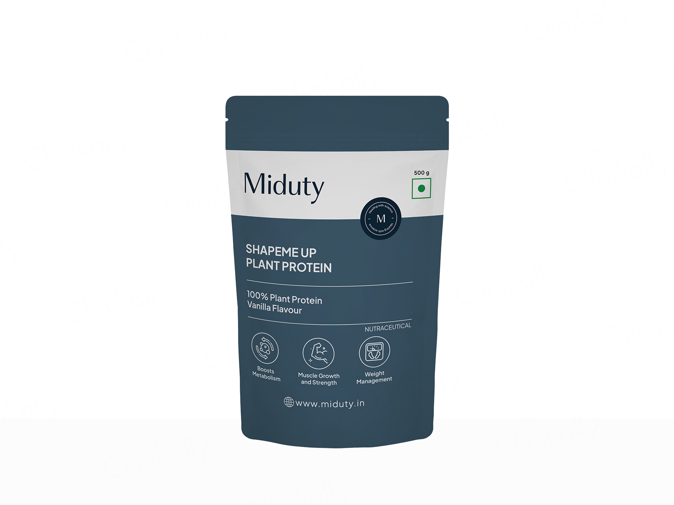 Miduty ShapeME Up 100% Plant Protein Powder - Vanilla Flavour