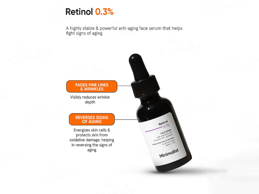 Minimalist 0.3% Retinol Face Serum