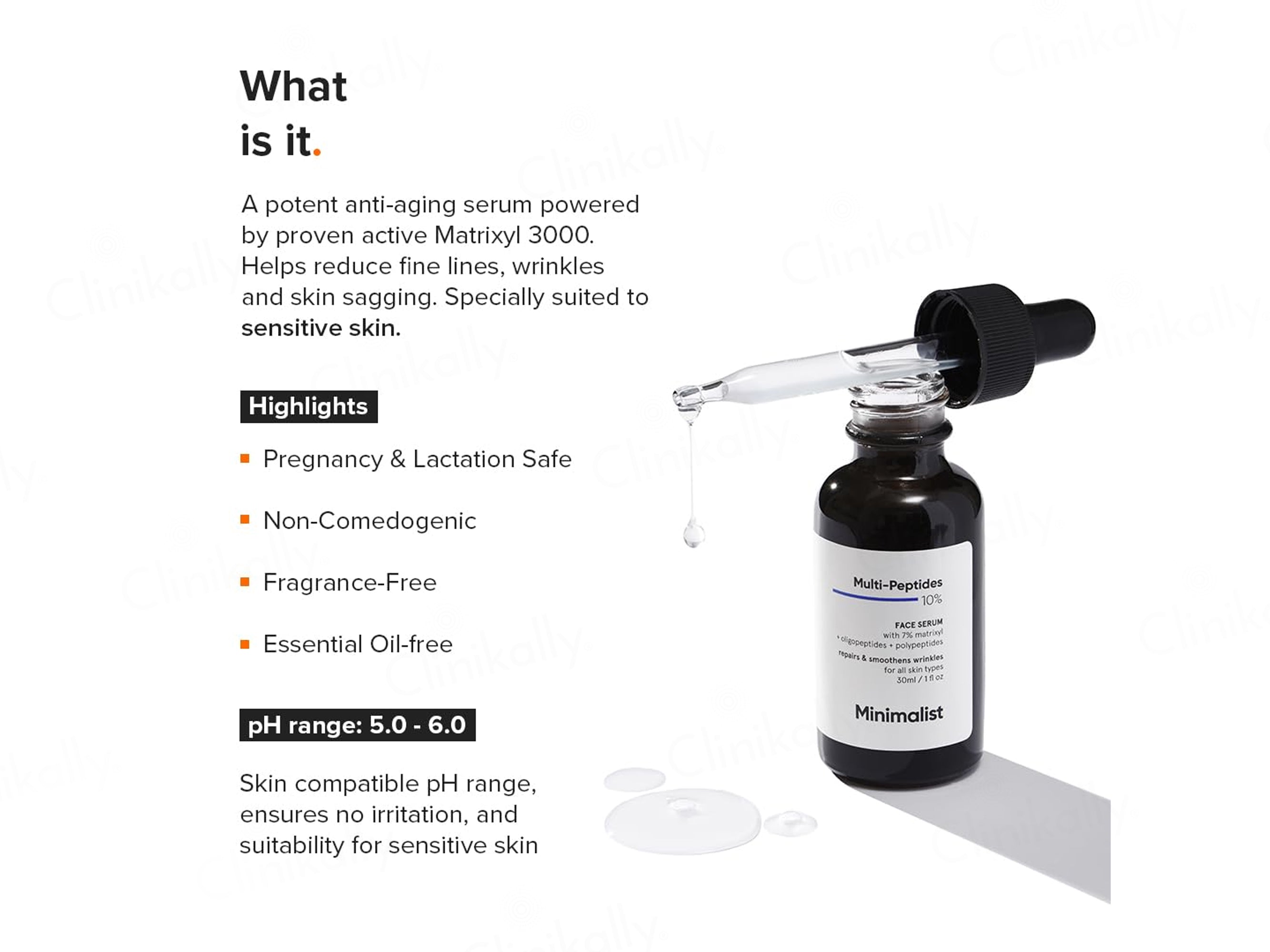 Minimalist 10% Multi-Peptides Face Serum