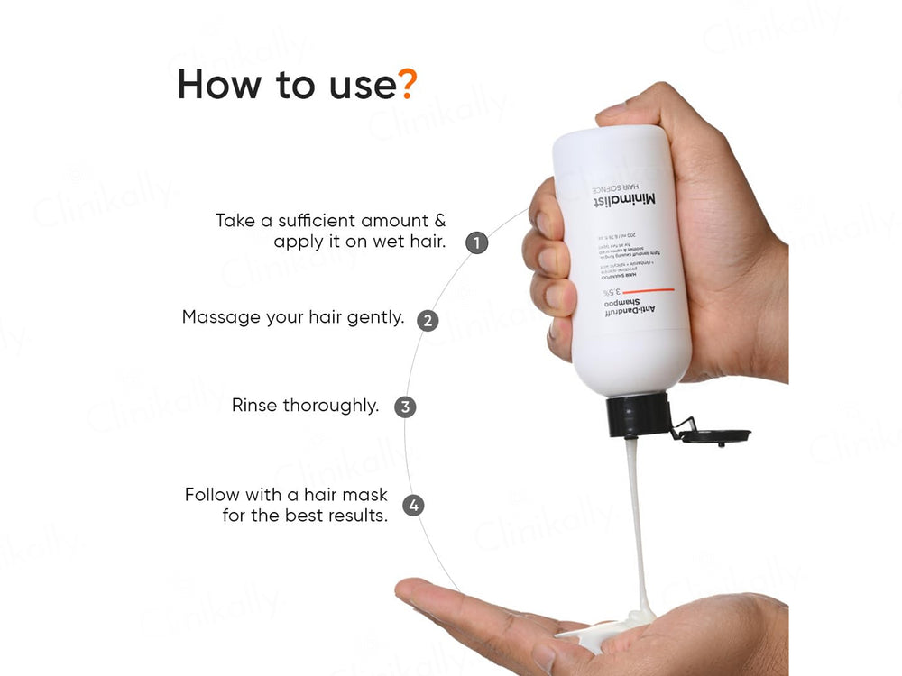 Minimalist 3.5% Anti-Dandruff Hair Shampoo