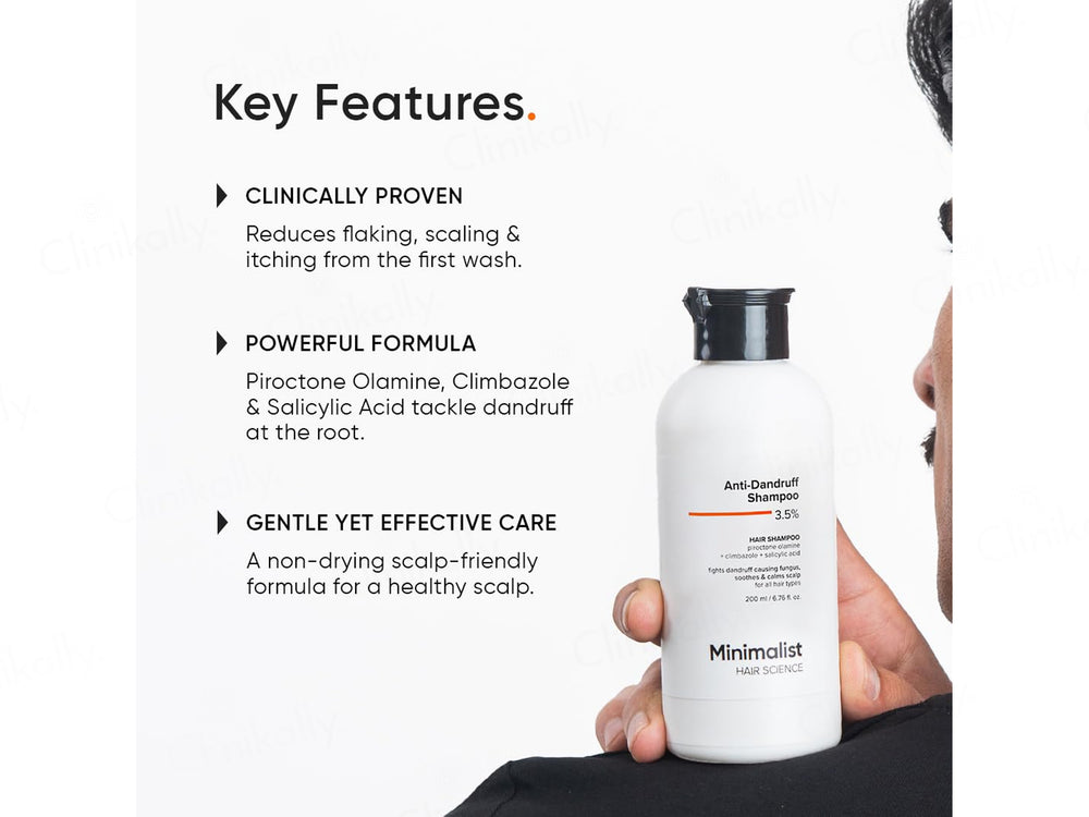 Minimalist 3.5% Anti-Dandruff Hair Shampoo