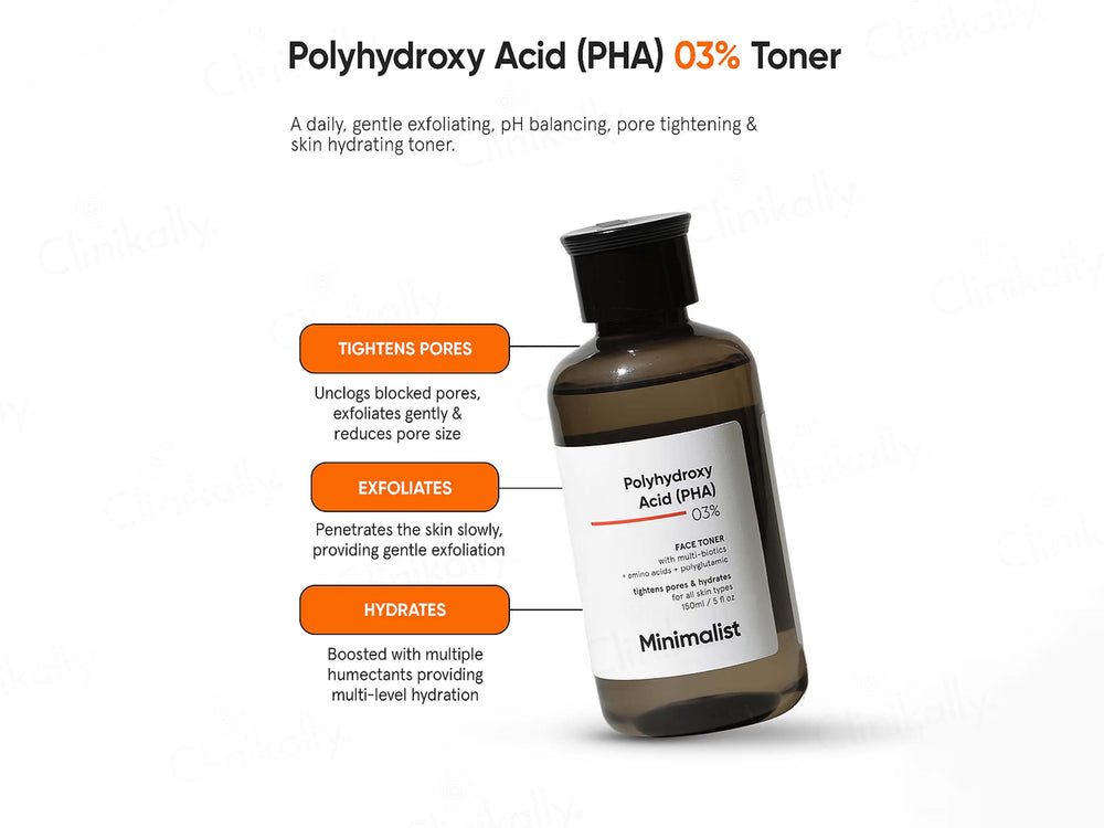 Minimalist 3% Polyhydroxy Acid (PHA) Face Toner