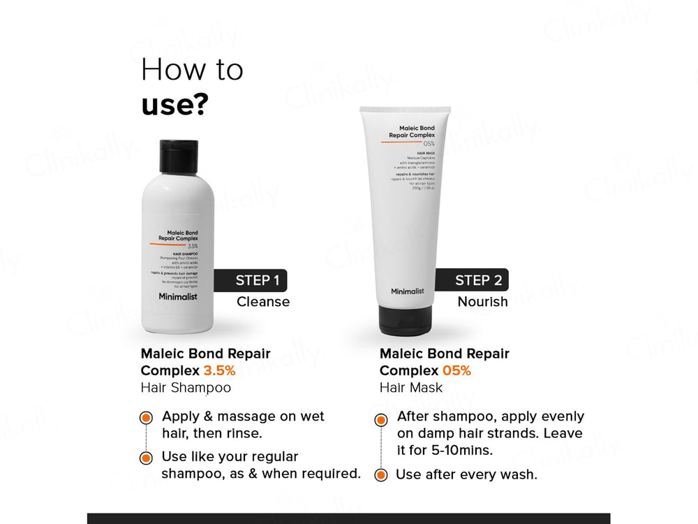 Minimalist 5% Maleic Bond Repair Complex Hair Mask