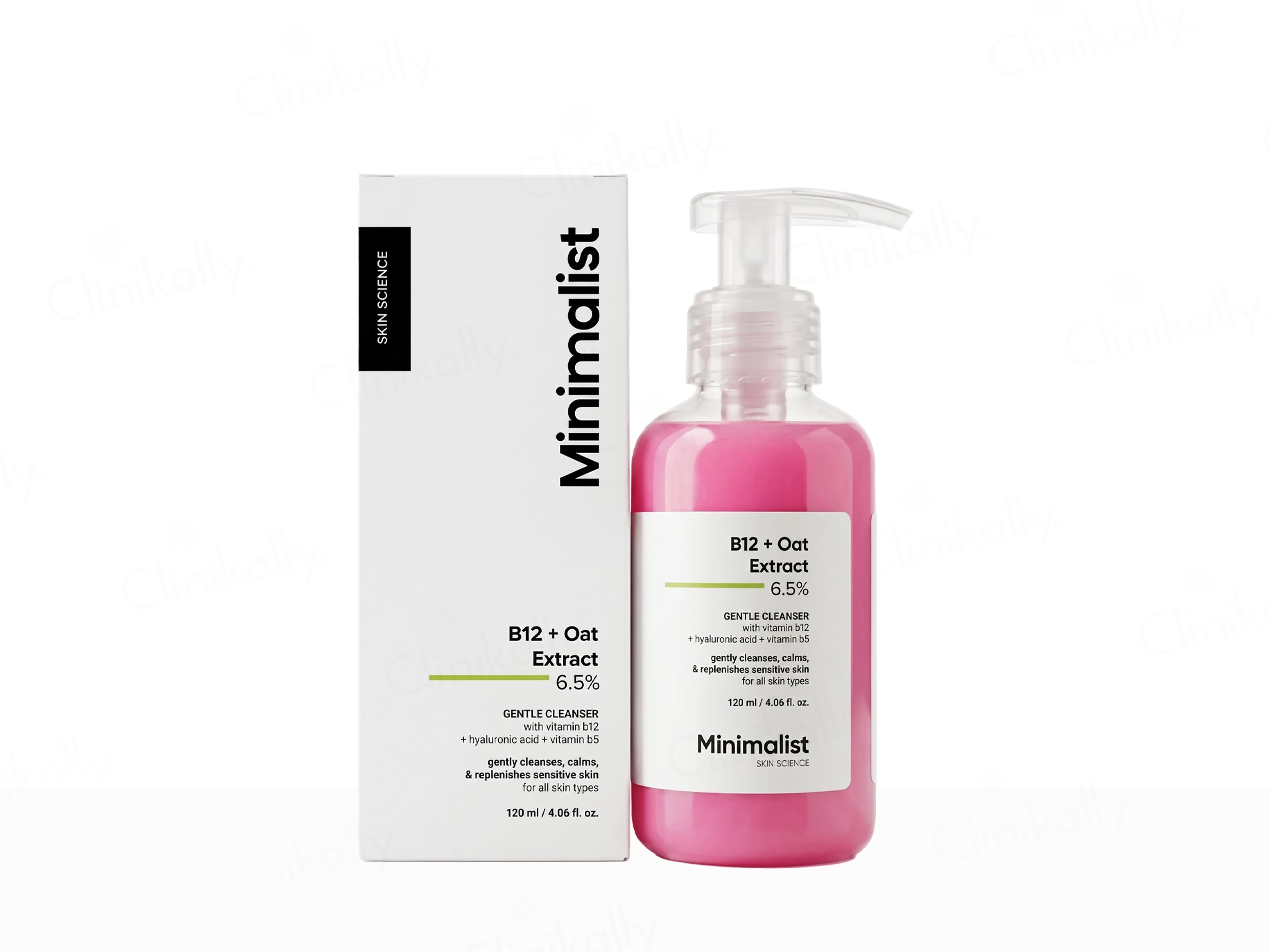 Minimalist 6.5% B12 + Oat Extract Gentle Cleanser For Sensitive Skin