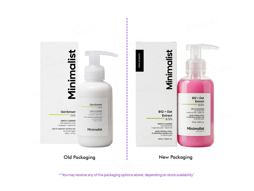 Minimalist 6.5% B12 + Oat Extract Gentle Cleanser For Sensitive Skin