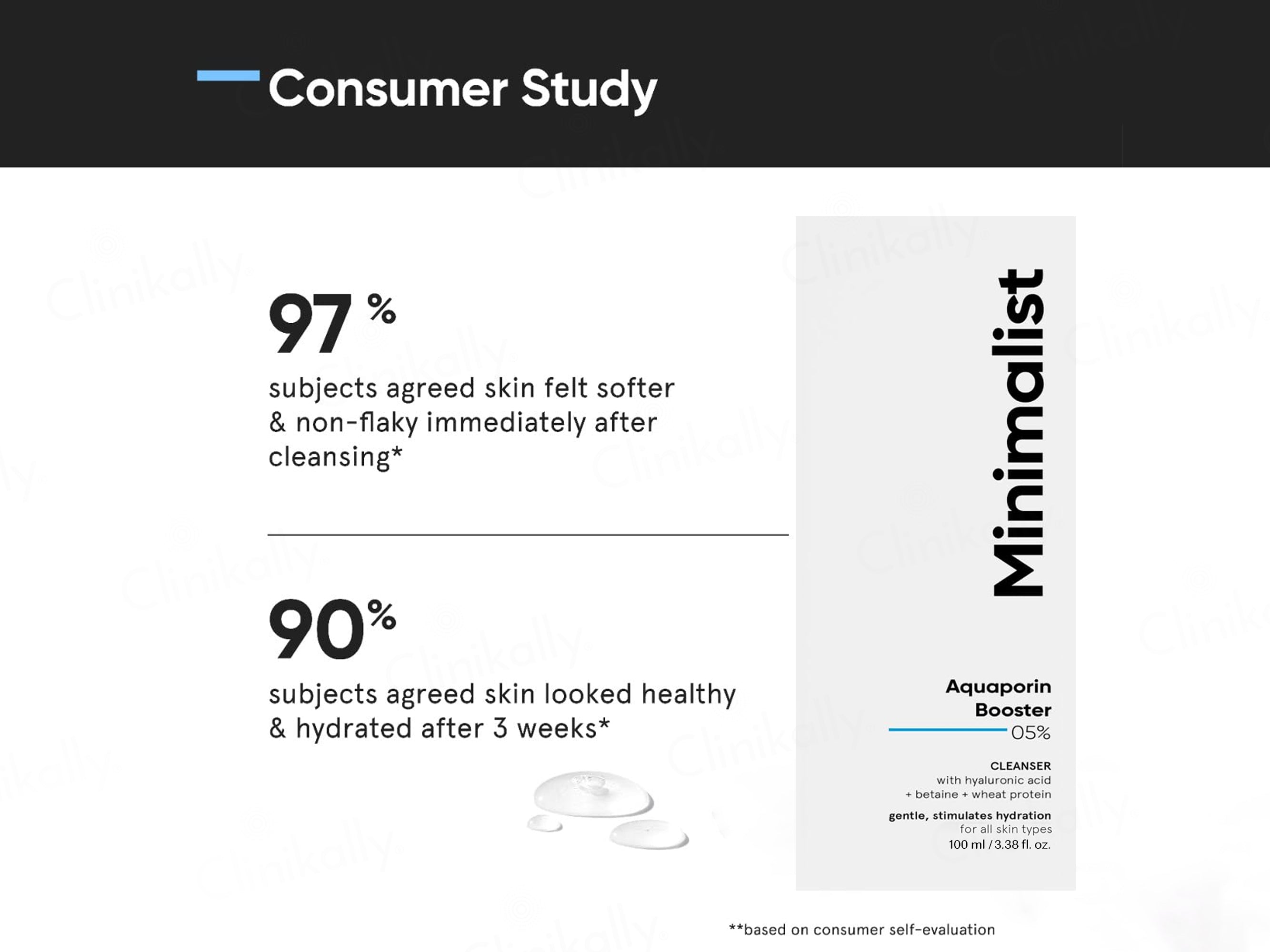 Minimalist Aquaporin Booster 0.5% Cleanser