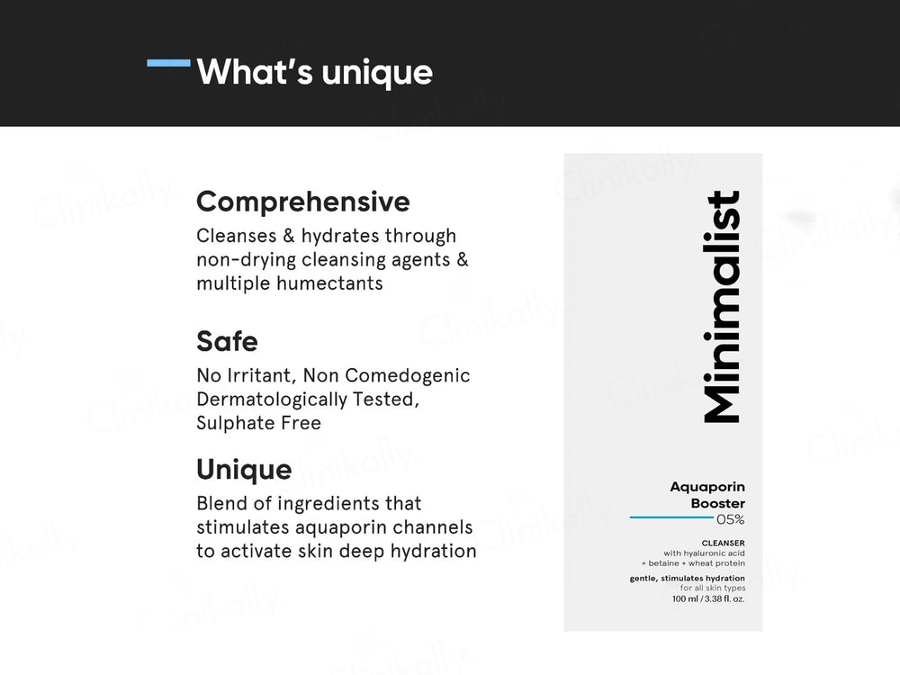 Minimalist Aquaporin Booster 0.5% Cleanser