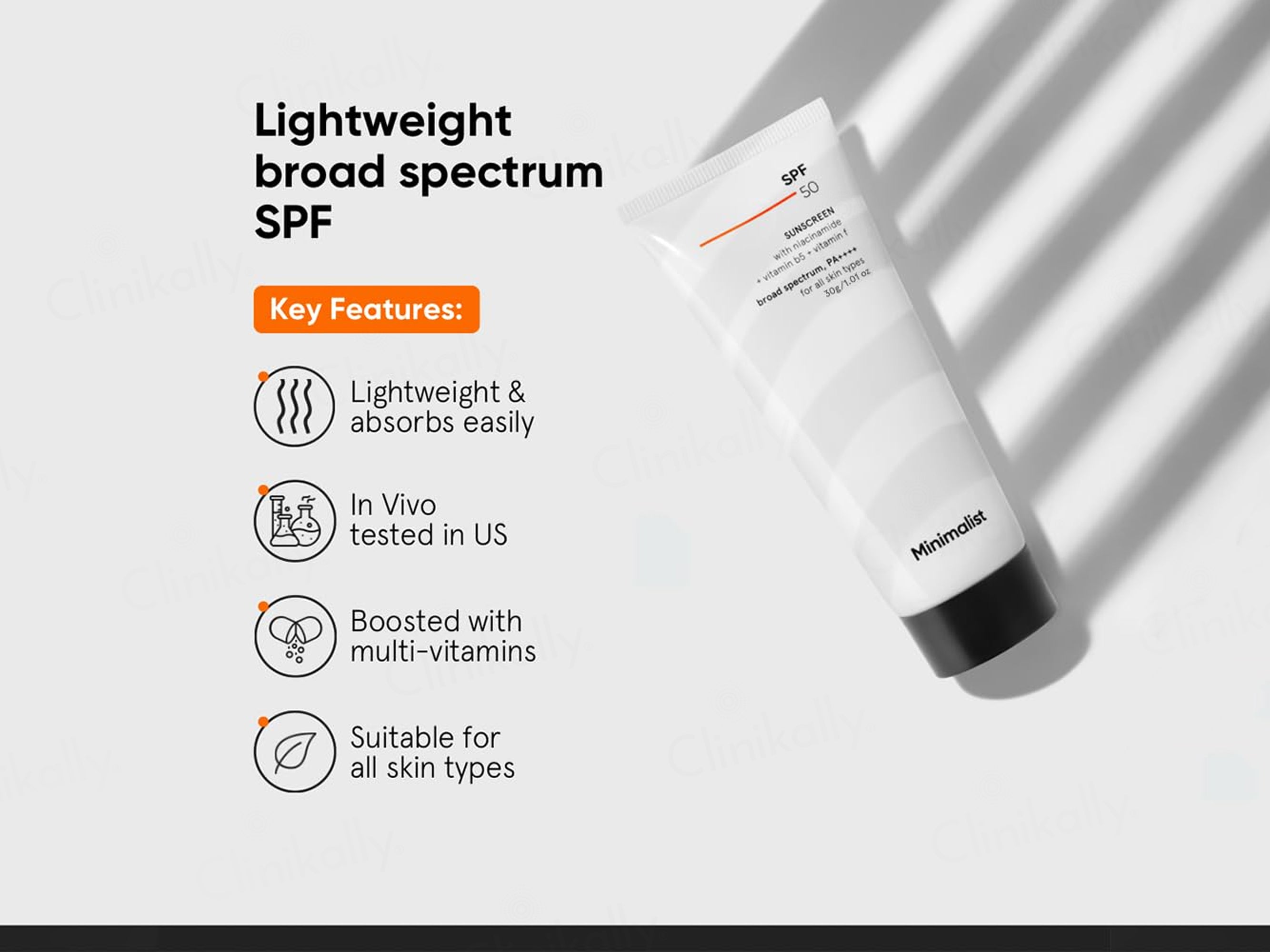 Minimalist Broad Spectrum Sunscreen SPF 50 PA++++