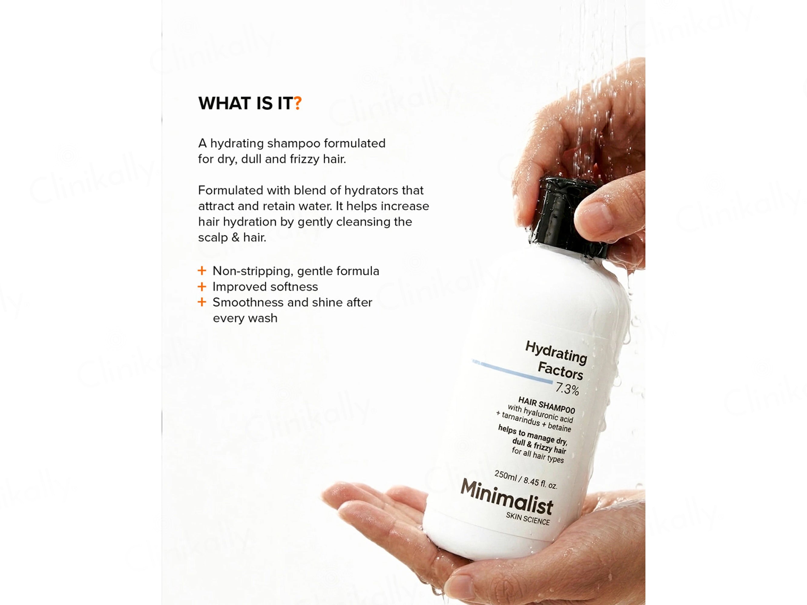 Minimalist Hydrating Factors 7.3% Hair Shampoo